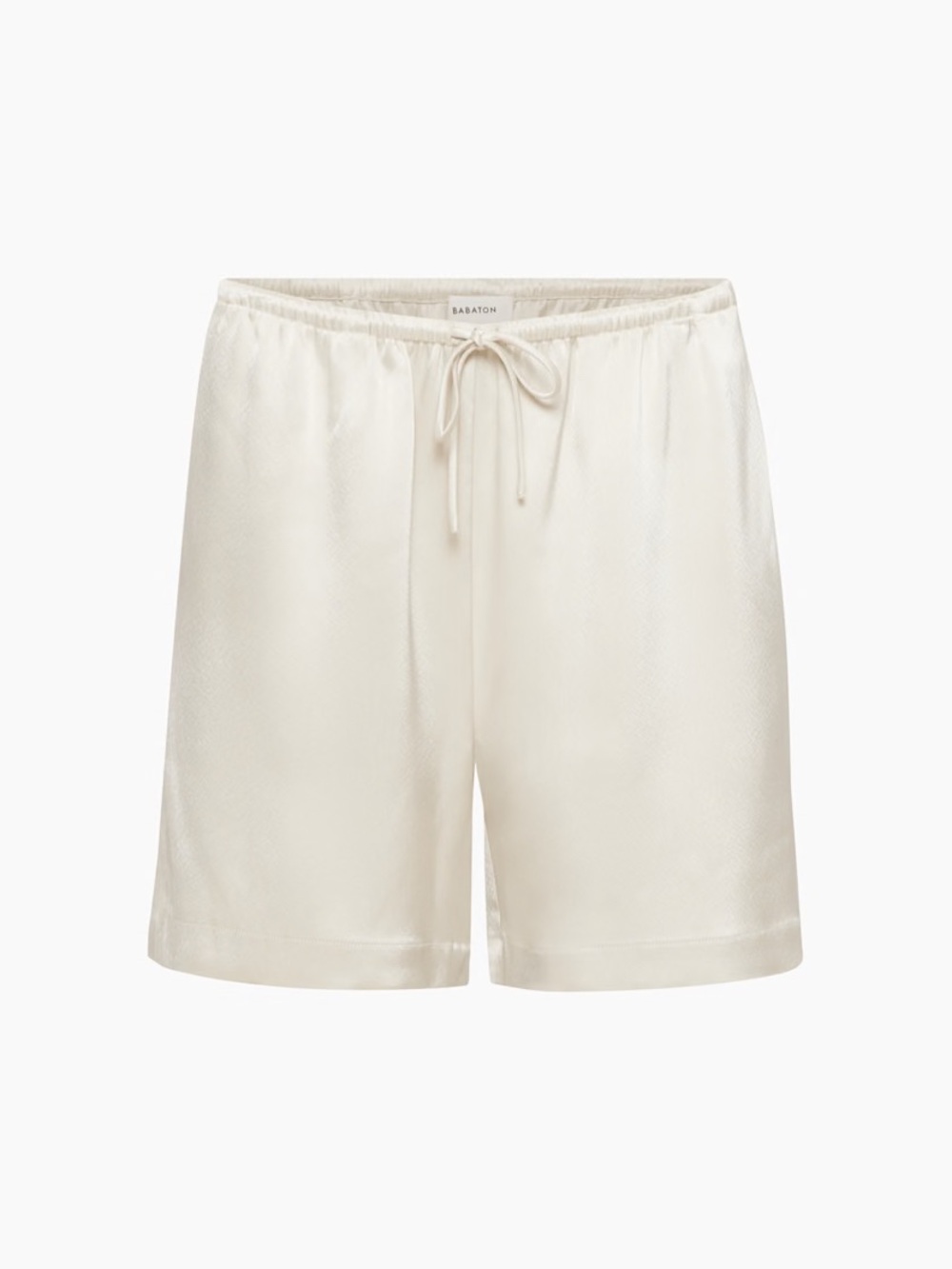 Aritzia babaton cream satin zeal shorts sz s small worn once